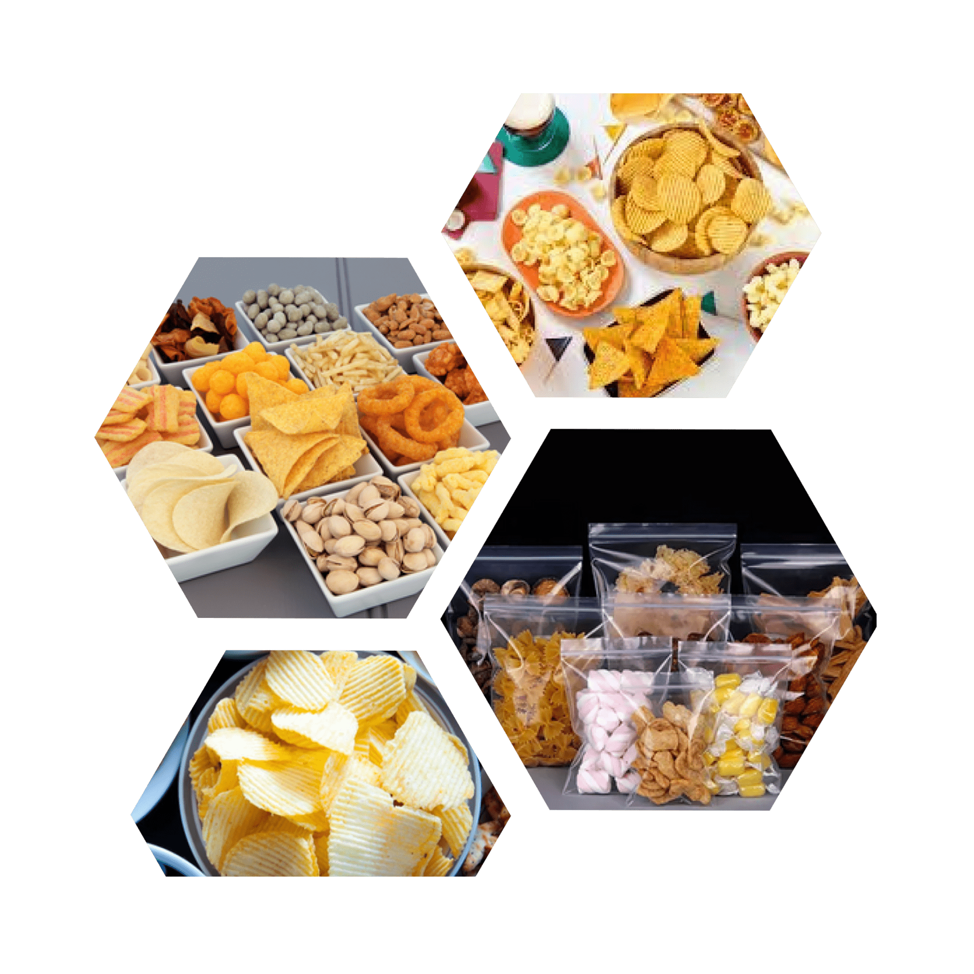 Snack foods processing & packaging machinery